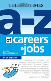Cover of A-Z of Careers and Jobs by Susan Hodgson