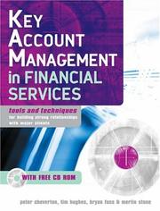 Front cover of Key account management in financial services by Peter Cheverton
