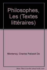 Front cover of Les philosophes by Charles Palissot de Montenoy
