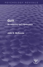 Cover of Guilt by John G. McKenzie