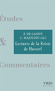 Front cover of Lecture de la Krisis de Husserl by François de Gandt