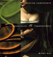 Cover of Quoting Caravaggio by Mieke Bal
