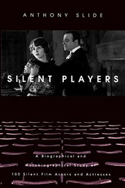 Cover of Silent players by Anthony Slide