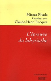 Front cover of L' épreuve du labyrinthe by Mircea Eliade