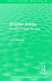 Cover of Oriental Essays by A. J. Arberry