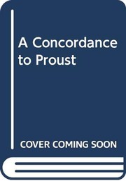 Cover of A concordance to Proust by Frances Stern