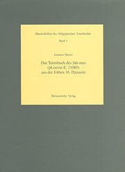 Front cover of Das Totenbuch des Bak-su (pKM 1970.37/pBrocklehurst) aus der Zeit Amenophis' II by Irmtraut Munro