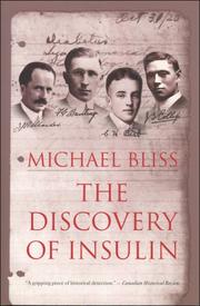 Front cover of The Discovery of Insulin by Michael Bliss