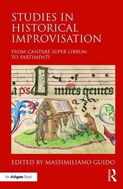 Front cover of Studies in Historical Improvisation by Massimiliano Guido