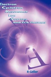 Front cover of Electron cyclotron resonance ion sources and ECR plasmas by R. Geller