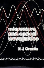 Cover of Microwave and optical waveguides by Nigel J. Cronin
