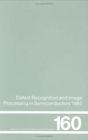 Front cover of Defect recognition and image processing in semiconductors 1997 by International Conference on Defect Recognition and Image Processing in Semiconductors (7th 1997 Templin, Germany)