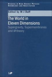 Cover of The World in Eleven Dimensions by M. J. Duff