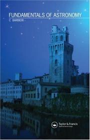 Front cover of Fundamentals of Astronomy by C Barbieri