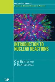 Cover of Introduction to nuclear reactions by C.A. Bertulani