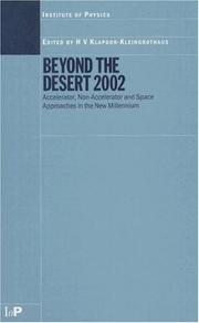 Front cover of Beyond the desert 2002 by Beyond the Desert 2002 (2002 Oulu, Finland)