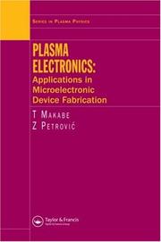 Cover of Plasma electronics by T. Makabe