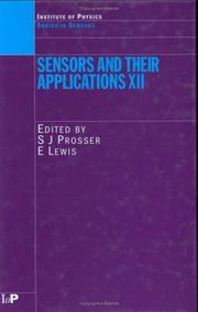 Front cover of Sensors and their applications XII by Conference on Sensors and their Applications (12th 2003 University of Limerick)