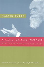 Front cover of Ein Land und zwei Völker by Martin Buber