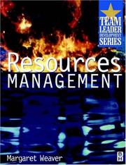 Front cover of Resource Management (Team Leader Development Series) by Margaret Weaver