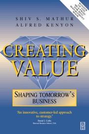 Cover of Creating Value by Shiv Sahai Mathur