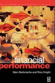 Cover of Financial performance by Marc Bertonèche
