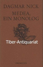 Cover of Medea, ein Monolog by Dagmar Nick