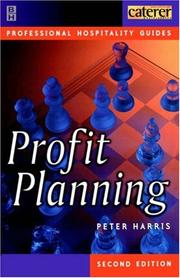 Front cover of Profit planning by Peter J. Harris