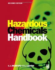 Front cover of Hazardous chemicals handbook by P. A. Carson