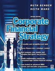Front cover of Corporate financial strategy by Ruth Bender