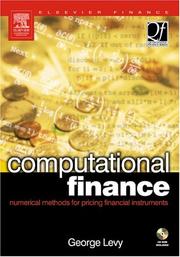 Cover of Computational finance by George Levy