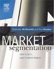 Cover of Market segmentation by McDonald, Malcolm.