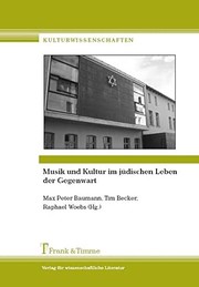Front cover of Musik und Kultur im jüdischen Leben der Gegenwart by Max Peter Baumann