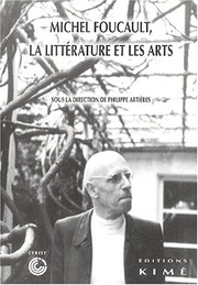Front cover of Michel Foucault, la littérature et les arts by Colloque de Cerisy (2001 Cerisy-la Salle)