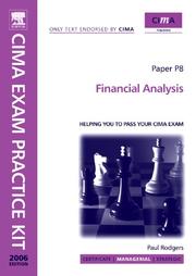 Cover of CIMA Exam Practice Kit Financial Analysis (Cima Exam Practice Kit) by paul Rodgers