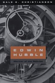 Cover of Edwin Hubble by Gale E. Christianson