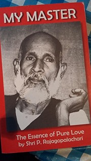 Cover of My master by P. Rajagopalachari