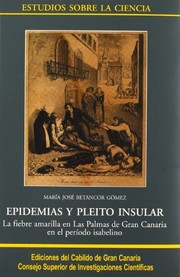 Front cover of Epidemias y pleito insular by Mª José Betancor Gómez