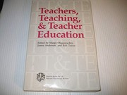 Front cover of Teachers, Teaching, and Teacher Education/Harvard Educational Review/Reprint Series, No 19 by Margo Okazawa-Rey