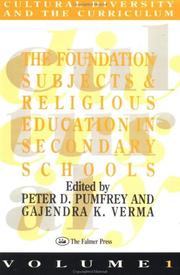 Front cover of The Foundation subjects and religious education in secondary schools by Peter D. Pumfrey