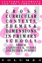 Cover of Cultural diversity and the curriculum by Gajendra K. Verma