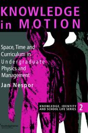 Cover of Knowledge in motion by Jan Nespor