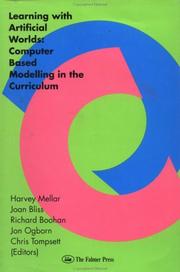 Cover of Learning with Artificial Worlds by Harvey Mellar