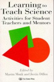 Cover of Learning to teach science by Martin Monk