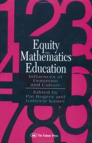 Cover of Equity in mathematics education by Gabriele Kaiser