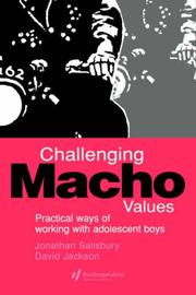 Cover of Challenging macho values by Jonathan Salisbury