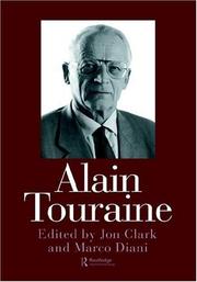 Front cover of Alain Touraine by Alain Touraine