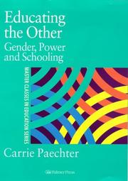 Front cover of Educating the other by Carrie F. Paechter