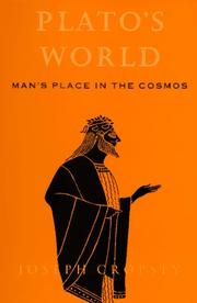 Cover of Plato's world by Joseph Cropsey