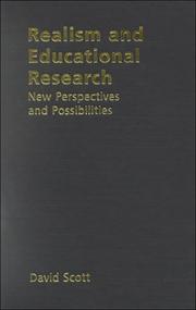 Cover of Realism and Educational Research by David Scott